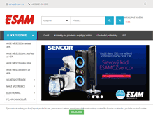 Tablet Screenshot of esam.cz